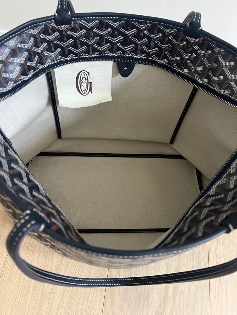 Goyard Artois MM Marine - Picture 3 of 9